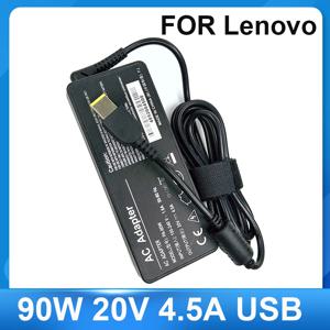 AC 어댑터 90W 20V 4.5A USB 핀 OT-APB03 Lenovo ThinkPad X1 Ultrabook B40 G50 M4400 M4450 Z50 Z505 Essential 용 노트북 충전기