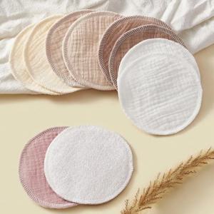 인기 판매 재사용 가능 유출 방지 패드, 3겹 면사 누출 방지 우유, 피부 친화적인 세탁 가능한 우유 스티커