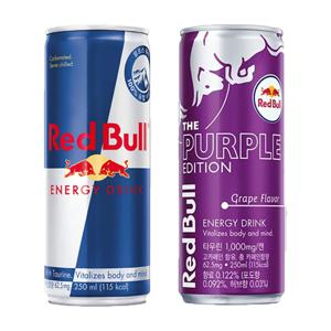 [무료배송] 레드불 퍼플 오리지널 250ml 각 6캔, 12개입