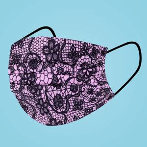 일회용 마스크 성인용 레이스 프린트 통기성 3겹 마스크 보호 일상 인터넷 인기 인사 실외 실용적