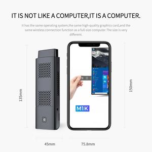 MOREFINE M1K 인텔 N5000 팜 PC 윈도우 11 LPDDR4 8GB 128GB/256GB SSD WIFI5 BT4.2 4K HD 디스플레이 포켓 미니 PC 스틱 컴퓨터
