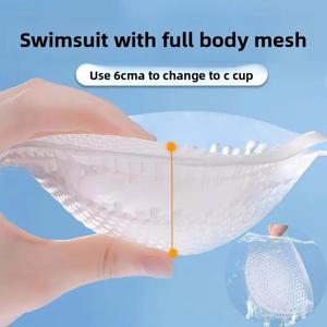 푸쉬업 실리콘 브라 패드 수영복 비키니 가슴 커브 강화 작은 가슴 방수 투명 리프트 접착 패드 여성용