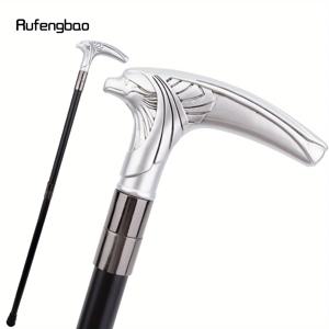 화이트 레진 독수리 머리 지팡이 패션 장식용 스틱 신사 코스프레 지팡이 손잡이 크로시어 공연 무대 지팡이 94cm