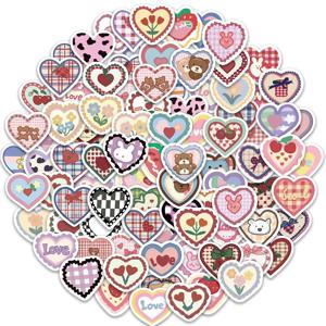 100PCS 사랑 스티커 귀여운 만화 계정 재료 전화 케이스 노트북 수하물 워터 컵 방수 스티커