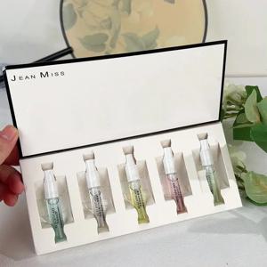 진 미스 1세트 5개 여성 향수 롱래스팅 플라워 프루티 향 여성 향수 선물 세트 향수