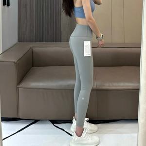 여성용 하이웨이스트 에어리프트 요가 레깅스 - 필라테스, 운동 및 스트리트 스타일을 위한 단색 타이트 운동복 바지