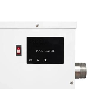 TLF 11KW 220V 전기 수영장 스파 히터 온수조 온도 조절기 터치스크린 포함 지상 및 지하 수영장 스파 욕조용