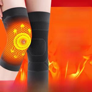 두꺼운 그래핀 무릎 보호대 여성용 보온 관절 온열 논슬립 보호 커버 노인의 차가운 다리용 특수 사용