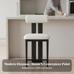 하마 모양의 등받이가 있는 스툴, 장난스러운 동물 바 디자인 의자, 일체형 발 받침대, 성인용 쿠션 시트