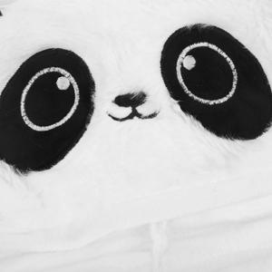 부드러운 팬더 귀 모자 움직이는 귀 코스프레 파티 의상 액세서리 PP 코튼 따뜻하고 편안한 어린이 소녀 여성 팬더 귀 움직이는 모자