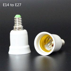 1Pcs 내화성 LED 램프 어댑터 E14 ~ E27 램프 홀더 변환기 소켓 전구 램프베이스 홀더 어댑터 플러그 Led 조명 사용