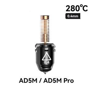 1Pc 오리지널/정품 Flashforge Adventurer 5M 시리즈 AD5M Pro 노즐 키트 0.25/0.4/0.6/0.8mm 280 ℃   고속 빠른 분리 가능