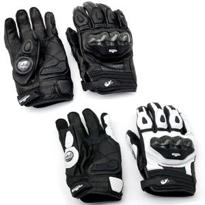 오토바이 라이더 가죽 장갑 탄소 섬유 보호 장갑 남성 모터크로스 오토바이 장갑 라이더 레이싱 라이딩 장갑 블랙
