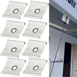 자동차 천막 배관 레일 구멍 천막 설치 도구 캐노피 배관 밴드 캠핑 후크 랙 천막 레일 스토퍼 자동차