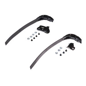 교체용 견고한 인라인 롤러 스케이트 신발, 나사 너트 및 버클이 있는 에너지 스트랩, 블랙 스쿠터 부품 액세서리, 1 세트