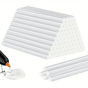 30Pcs 7mm x 150mm 핫멜트 접착제 스틱 접착제 접착제 총에 대 한 반투명 강한 점도 막대 홈 DIY 산업 수리