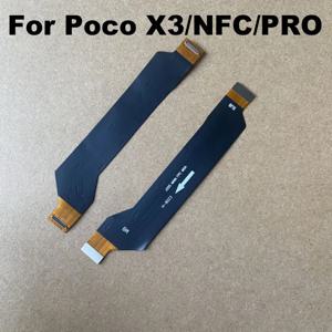 Xiaomi Poco X3 Pro NFC 메인 보드 마더 보드 FPC LCD 커넥터 플렉스 케이블 마더 보드 교체