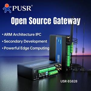 PUSR ARM 산업용 PC RK3568 Cortex-A55 우분투 20.04 DDR4 4GB WiFi/4G/5G/이더넷 MQTT/IoT 플랫폼 컴퓨터 미니 PC USR-G828