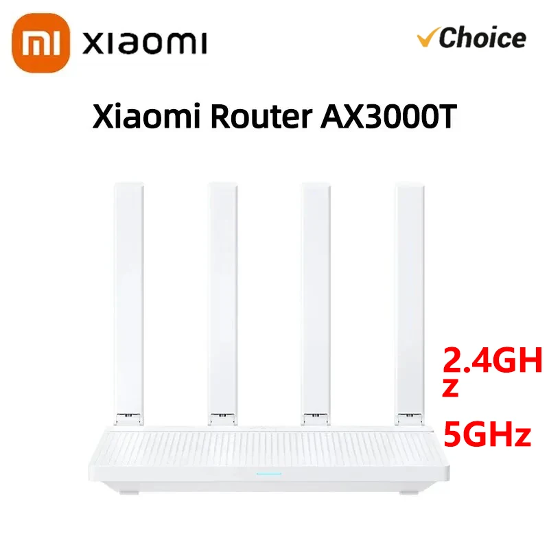 샤오미 라우터 AX3000T 2.4G 5G 메쉬 기술 WiFi 6 효율적인 벽 관통 어린이 온라인 보호 WiFi 라우터 리피터