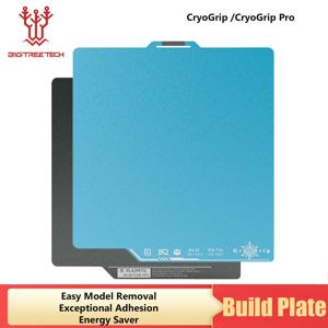 BIQU 팬더 빌드 플레이트 CryoGrip/CryoGrip Pro 257x257mm BambuLab P1P P1S A1 3D 프린터용 스프링 스틸 양면 질감