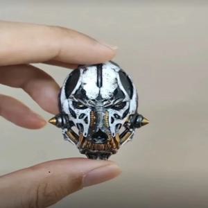 군인 기계식 마스크 (ABS 소재) 모델, 12 인치 피규어, 1/6 체중계