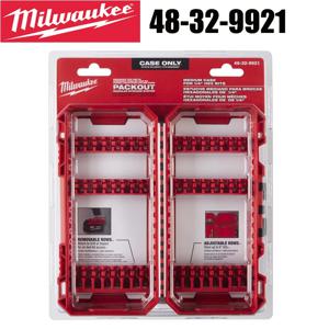 밀워키 48-32-9921 PACKOUT 중형 케이스 6PC 드릴 지원 1/4