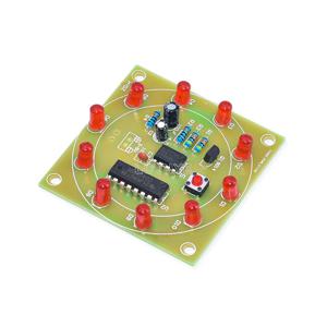 NE555 CD4017 Led 럭키 턴테이블 만들기 키트 3V DIY 전자 키트 시뮬레이션 로커 Diy 생산 용접 교육 연습