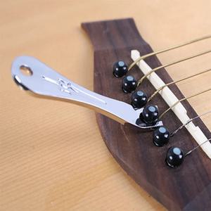 1PC 금속 기타 현 풀러 나무 민속 프라이 업 현 테이퍼 손톱 기타 현 변경 도구 기타 교체 부품