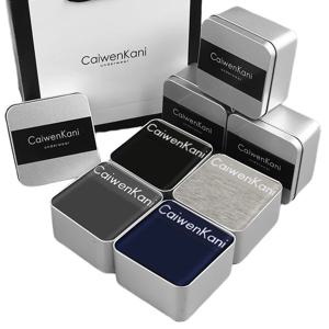 세계일주 남자 팬티 아이스실크 팬티 통기성 팬티 남자 속옷 남성용 소프트 사각 드로즈 쿨 팬티 세트 NTE-63JT