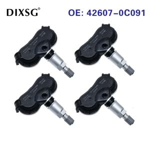 Toyota RAV4 2019 2020 Tundra Sequoia Highlander 용 4PCS 타이어 압력 모니터 센서 42607-0C091 426070 C091 TPMS 315MHz