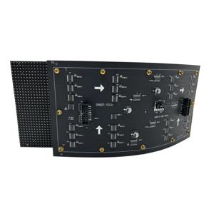 DIY P4 실내 유연한 LED 패널 HUB75 I인터페이스 유형 256*128mm /pcs ESP 데이터베이스와 호환 가능