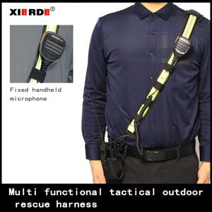 무전기 숄더백, 소방작전 전문, 야외 스포츠 구조 스트랩 전술 숄더 스트랩