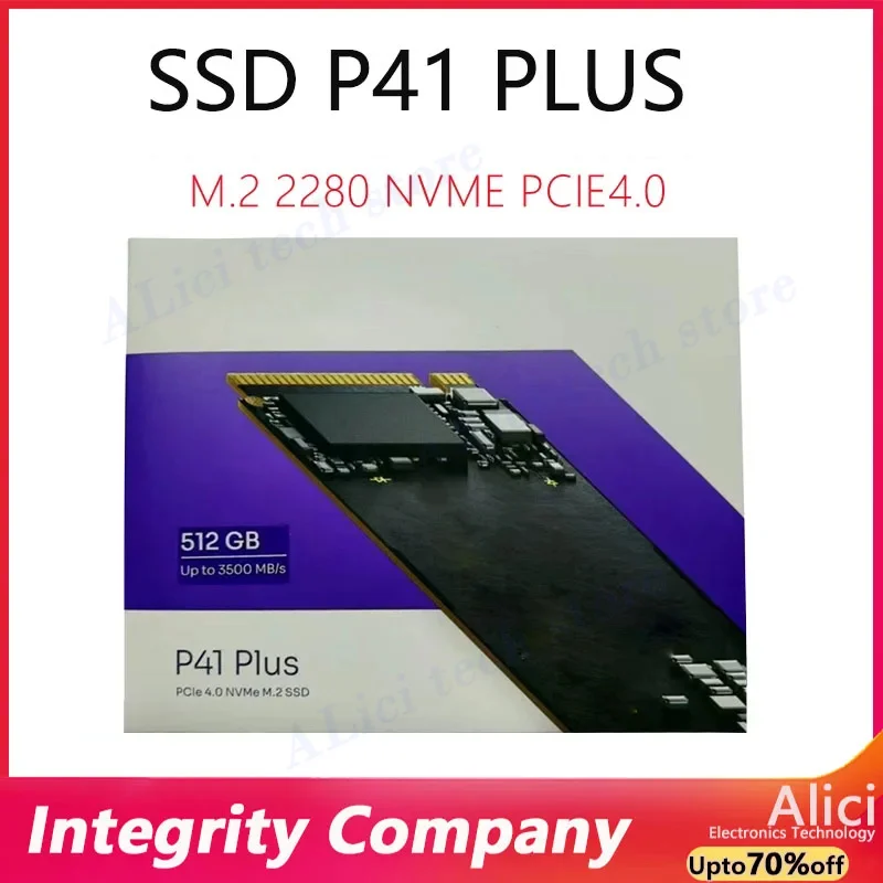 SK SOLIDIGM IIntel 및 Hynix P41PLUS 512g 1TB 2TB NVME M.2 2280 PCIe4.0x4 솔리드 스테이트 디스크 캐시 원본용 SSD
