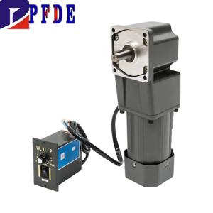 AC110V/220V 120W 90 ° 직각 전기 기어 모터 가변 속도 컨트롤러가 있는 고토크 모터 거버너 기어 감속기 모터