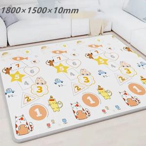 대형 양면 패턴 아기 크롤링 놀이 매트 접이식 매트 카펫 놀이 매트 어린이 안전 깔개 Playmat 200x180cm