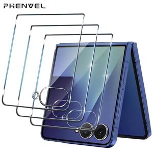 삼성 갤럭시 Z 플립 7 Z플립7 FE Z 플립 6 7 스크린 보호필름 9H 전면 강화유리 커버 3개입