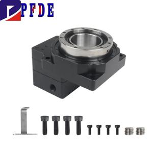 360 °   고정밀 중공 로터리 액추에이터 턴테이블 포지셔너 100W AC 서보 모터 샤프트 8mm 용 기어 박스 감속기