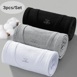 3 개/몫 코튼 남성 탱크 탑 민소매 솔리드 근육 조끼 언더 셔츠 남성 의류 U 넥 체육관 의류 여성 민소매 셔츠