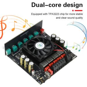 2.1 채널 디지털 오디오 앰프 200W*2+400W 듀얼 코어 TPA3223 블루투스 파워 앰프 업그레이드된 XY-HT21 하이 톤 서브우퍼