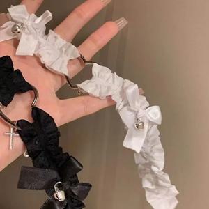 리본 하트 벨 레그 링 레이스 허벅지 액세서리 초커 쇄골 체인 액세서리 레그 체인