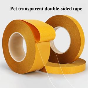 PET 양면 초강력 접착 테이프 내열성 0.05mm 두께 투명 PET 강력 양면 테이프