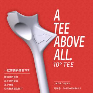 MELELINKS 골프 플라스틱 티 10개 °   대각선 삽입형 마름모 골프공 홀더 속도 증가 골프공 티