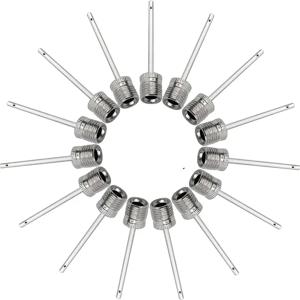 5/10/20개 볼 펌프 인플레이션 니들 볼 펌프 핀 축구 농구 축구 인플레이터블 에어 밸브 어댑터 스테인리스 스틸