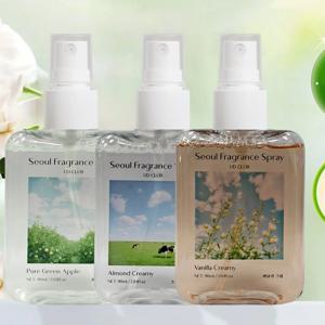 여성용 향수 그린 애플 바닐라 밀크 향기 스프레이 다기능 의류 방 공기 청정제 완벽한 선물 90ml