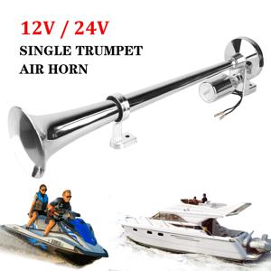24V 12V 보트 에어 혼 싱글 튜브 초강력 스피커 10000dB 오토바이 개조 앰프 자동차 트럼펫 모터보트 라우드스피커 DIY