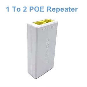 POE 익스텐더 1 to 2 포트 100Mbps 네트워크 스위치 리피터 IEEE802.3af/at 플러그 앤 플레이 포에 스위치 NVR IP 카메라 AP용