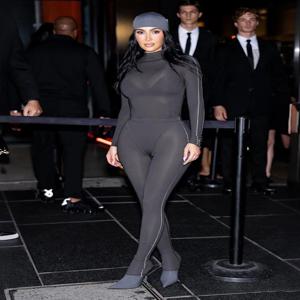 클리우 라인스 패치워크 투피스 세트 여성 터틀넥 긴팔 바디수트+스키니 피치 힙 롱 팬츠 데일리 캐주얼 스포티 슈트