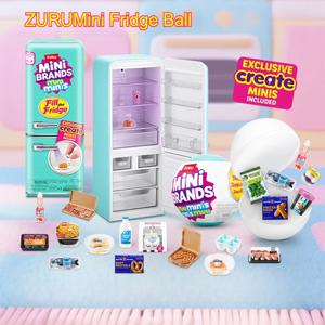 미니 브랜드 더 미니스 주루 컬렉터블 미니어처 토이 서프라이즈 블라인드 박스 미니어처 토이 브랜드 필 더 프리지 볼