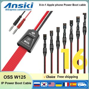 OSS W125 전원 부트 케이블 iPhone7-17 시리즈 마더보드 수리용 5A 전류 지원 전원 공급 부트 케이블