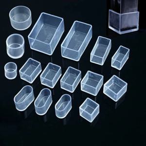 16개 의자 다리 캡 보호대 고무 원형 사각형 바닥 테이블 발 커버 양말 파이프 플러그 가구 레벨링 발 홈 데코